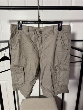 Triple Five Soul Men's Cargo Shorts in Taupe